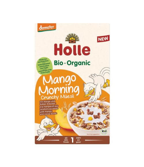 Holle večzrnata žitna kašica mango po 1. letu, 200g, BIO-DEMETER